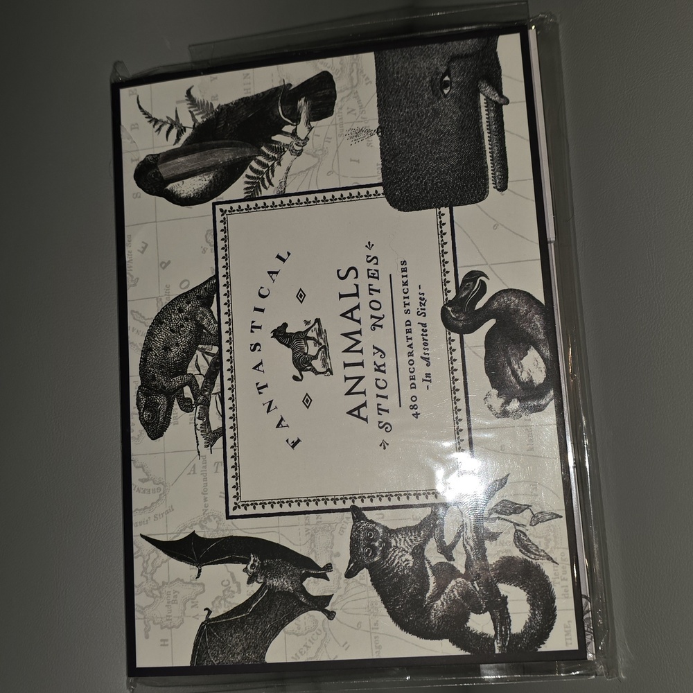 Fantastical Animals Sticky Notes NWT